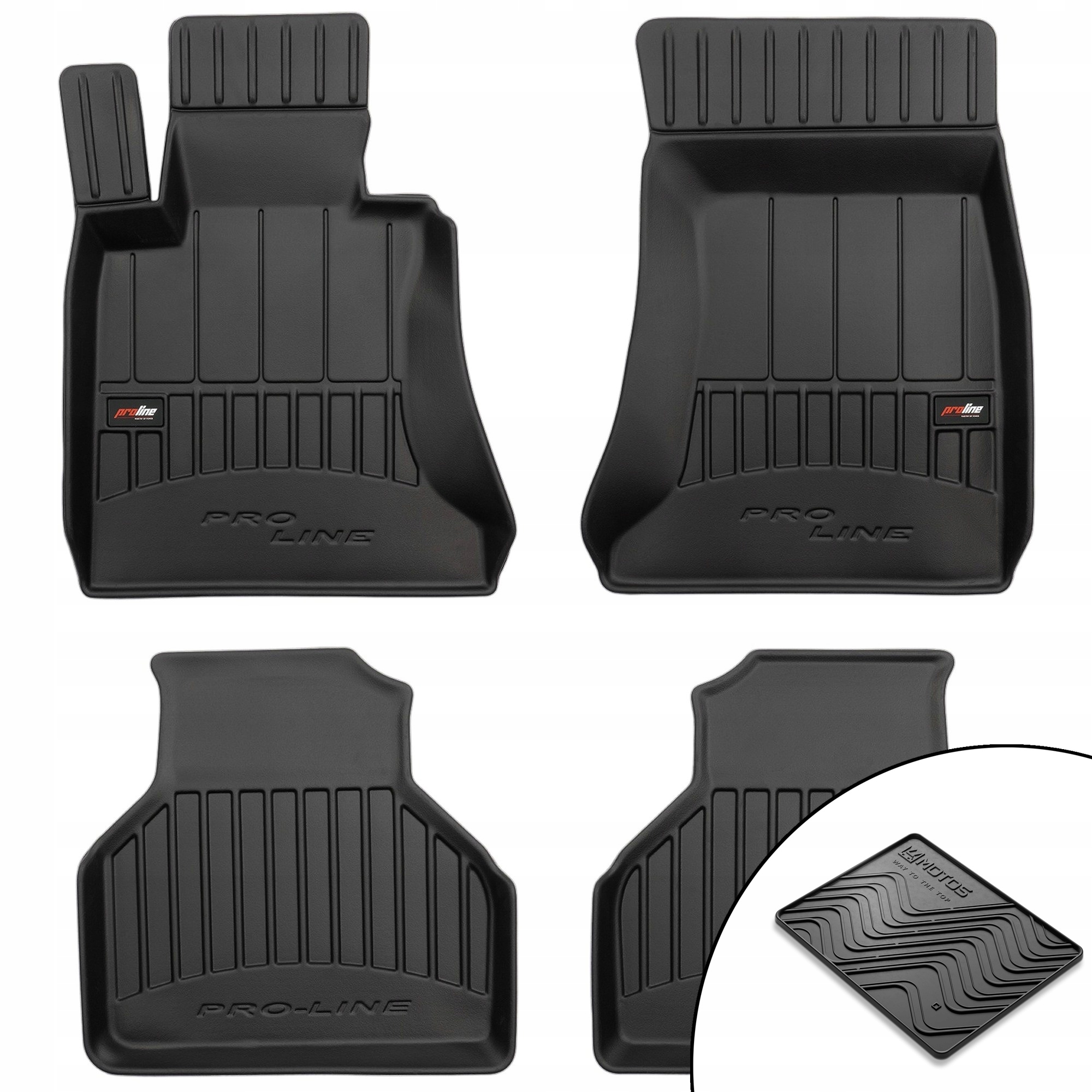 3D gumové koberce Bmw řady 7 E66 2001-2008 podložka bonus