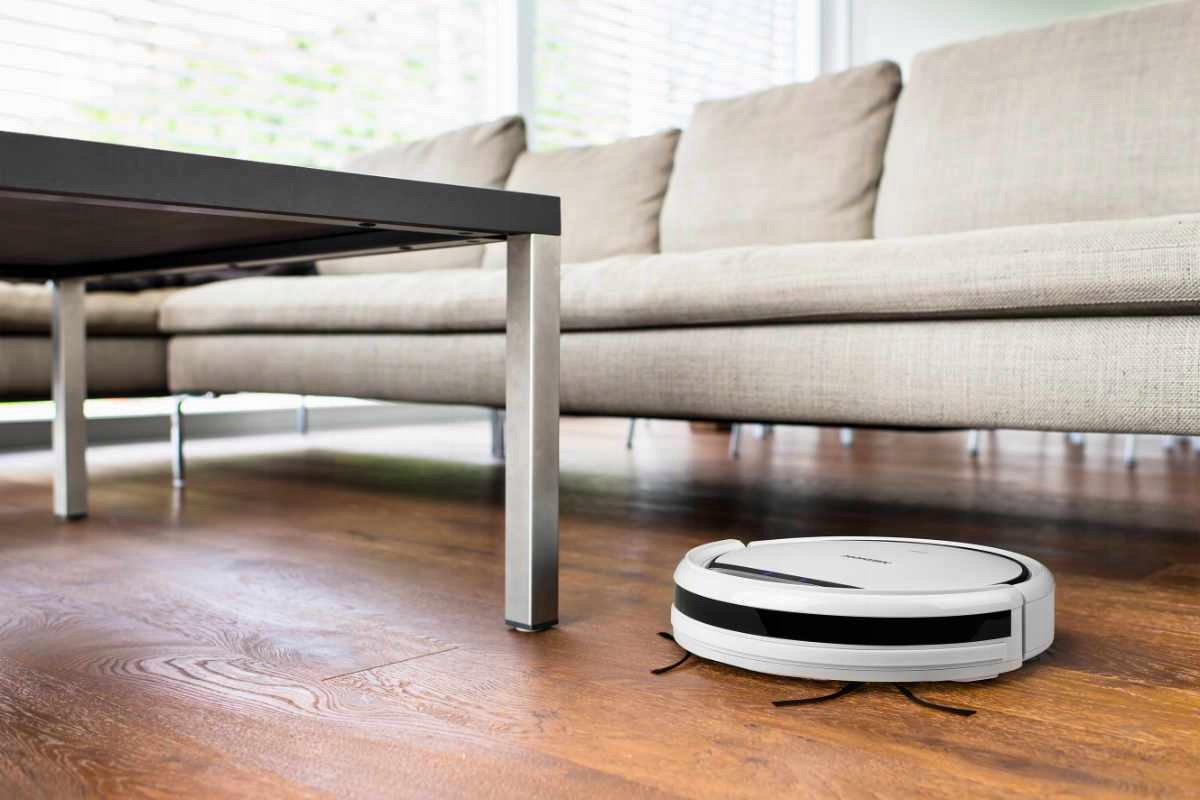 INTELIGENTNY ROBOT SPRZĄTAJĄCY AUTMATYCZNY MOCNY ODKURZACZ Pojemność zbiornika na kurz 0.3 l