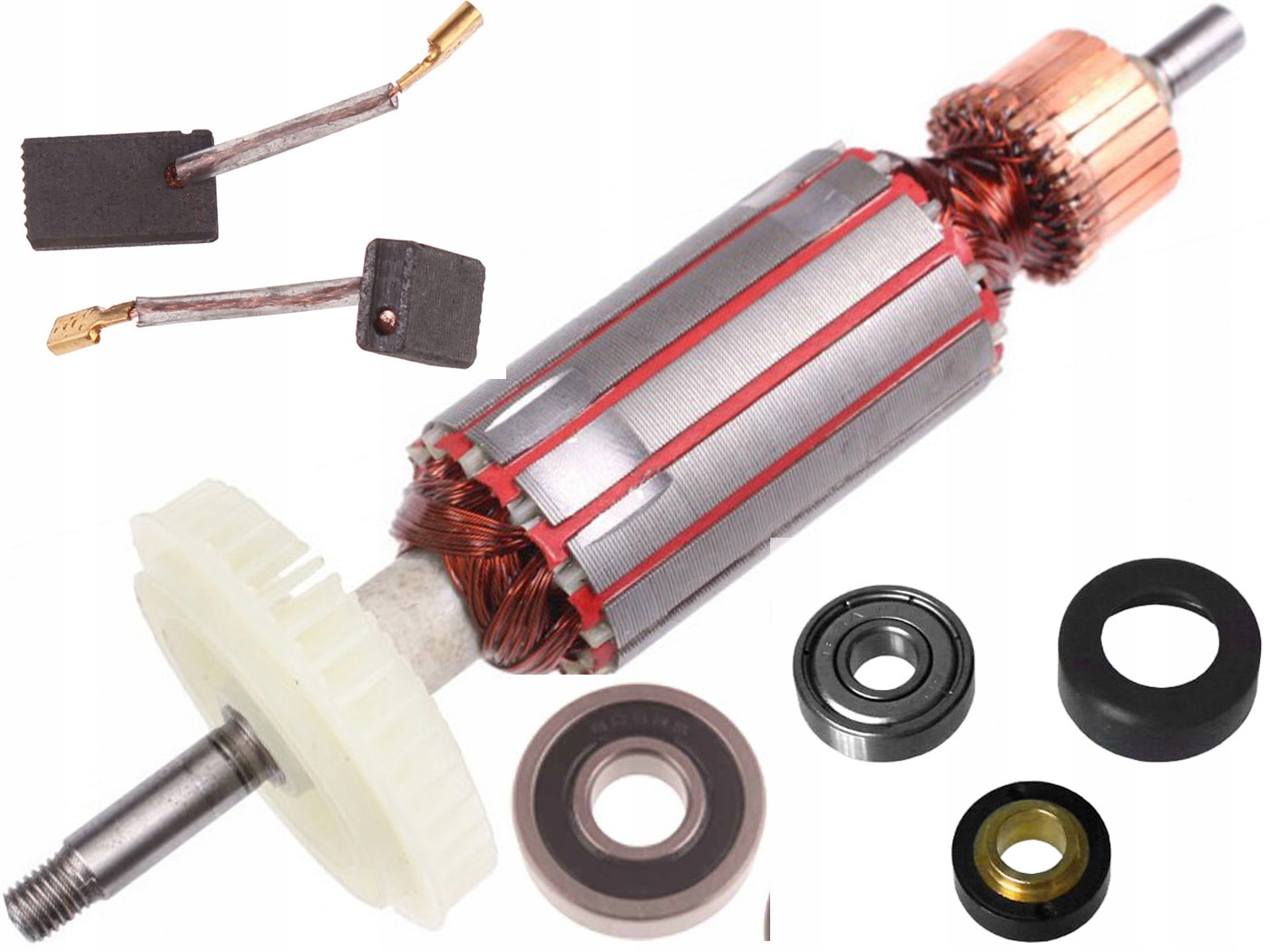 Bosch Rotor Gws 14-125 CI Cie Gws 1400 Kartáče