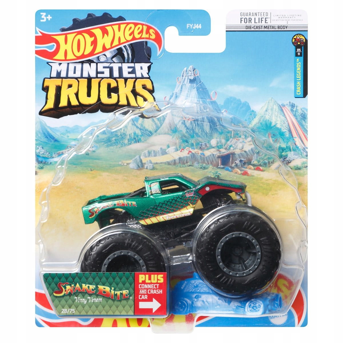 

Hot Wheels Monster Truck Snake Bite 1:64, HHG86