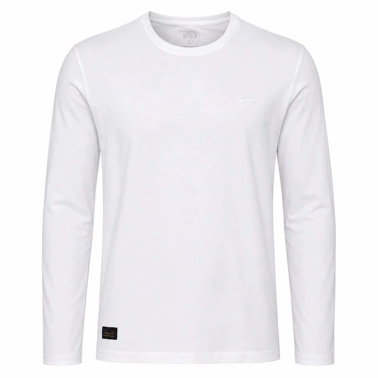 Dlouhý rukáv Camel Active Pánský bílý logo 409600-7T06-01 L