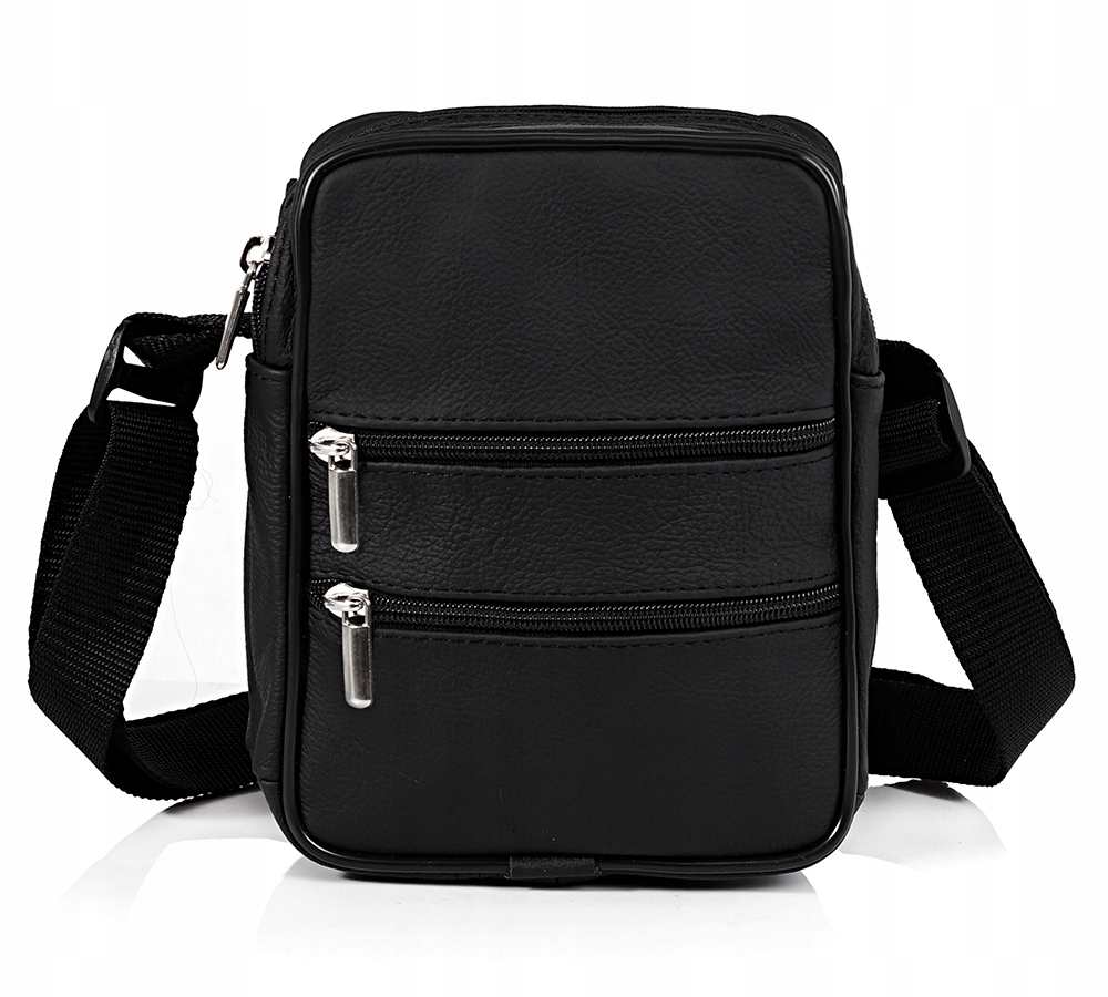 

Skórzana Saszetka Na Ramię Listonoszka 21X17