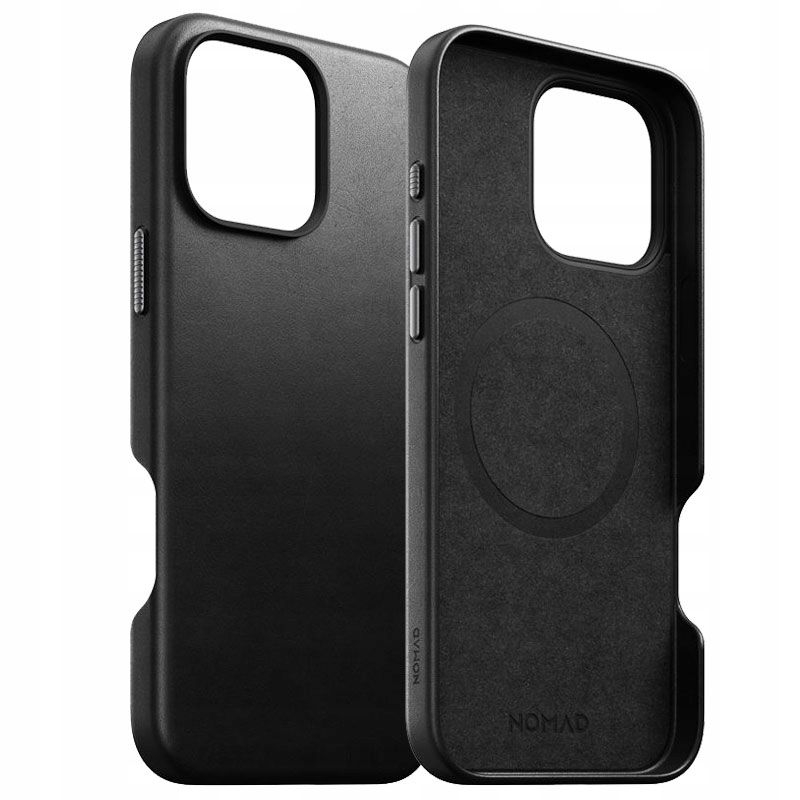 Pouzdro Nomad Traditional Leather case s MagSafe pro iPhone 16 Pro Max, černé