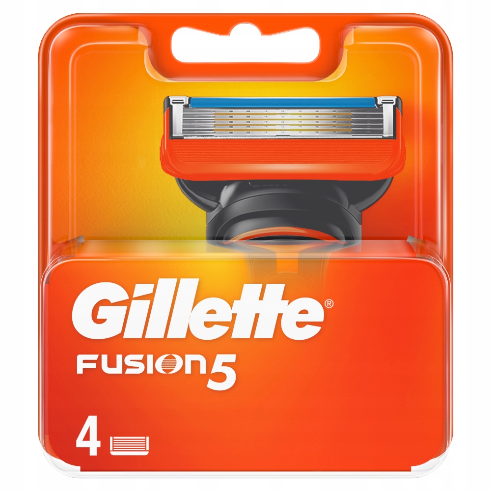 Gillette Fusion5 Náhradní břity pro holicí strojek pro muže, 4 ks