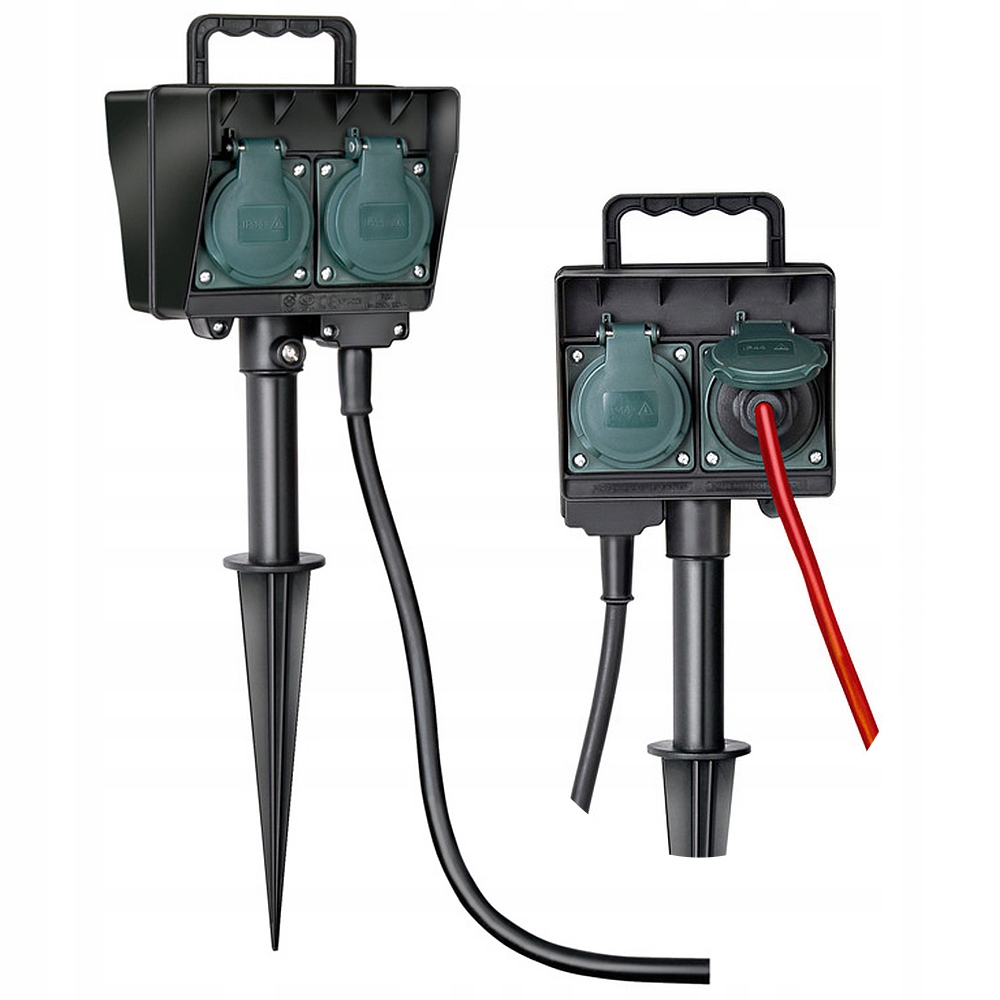 

Gniazdo Ogrodowe Z Grotem IP44 4 Gniazda 10m