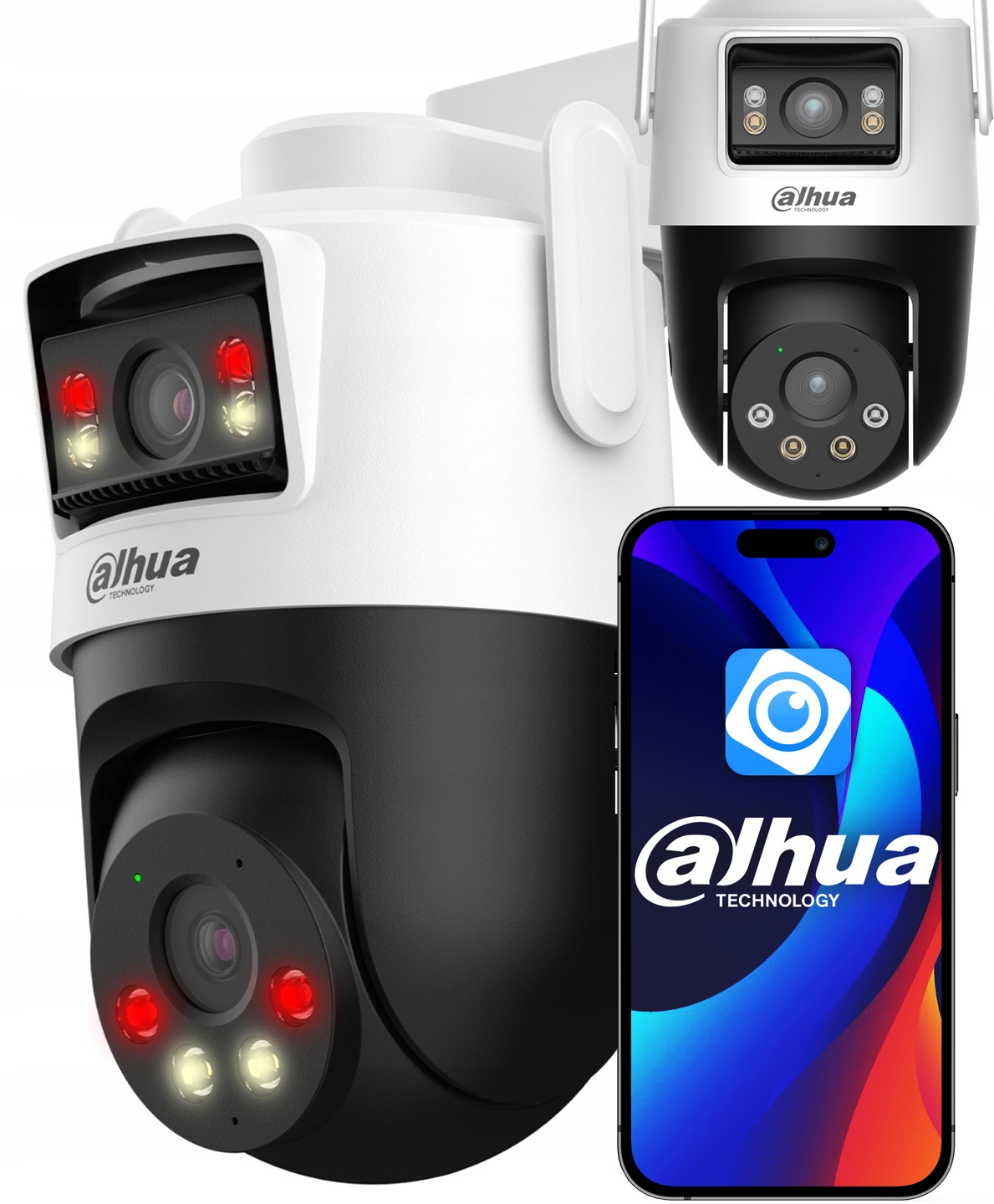 Otočná WiFi kamera 6Mpx Dual Lens 3MP+3MP Dahua P3D-3F-PV Dahua