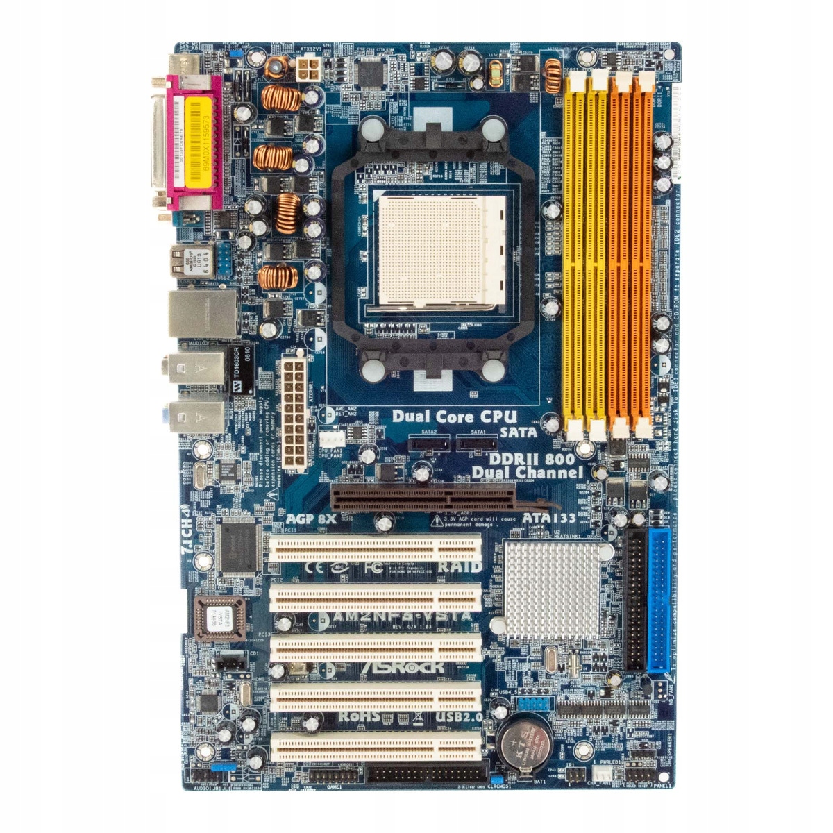 Asrock AM2NF3-VSTA Socket AM2+/AM2 DDR2 Agp Pci Atx