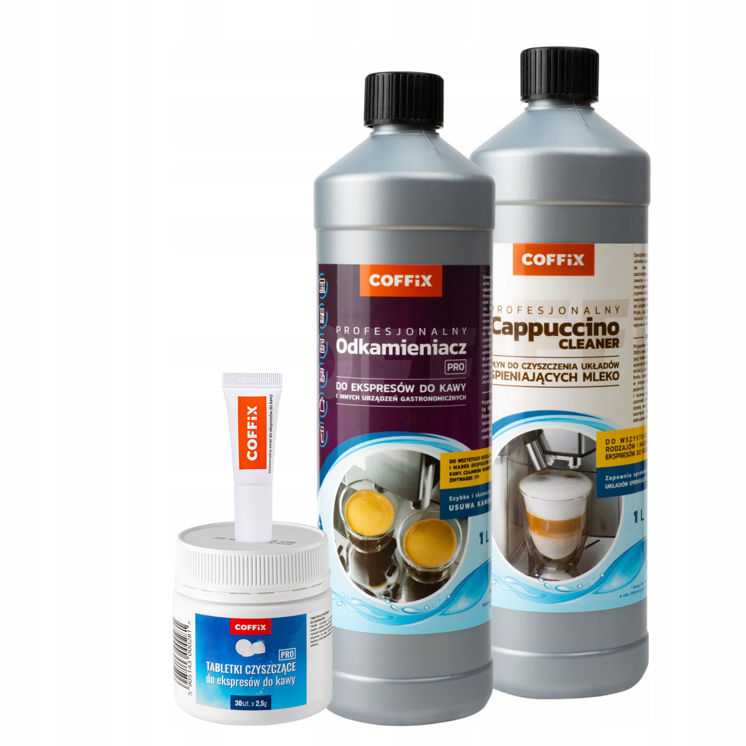 Levně Odvápňovač Pro Tekuté tablety Mazivo Siemens Sada pro kávovary