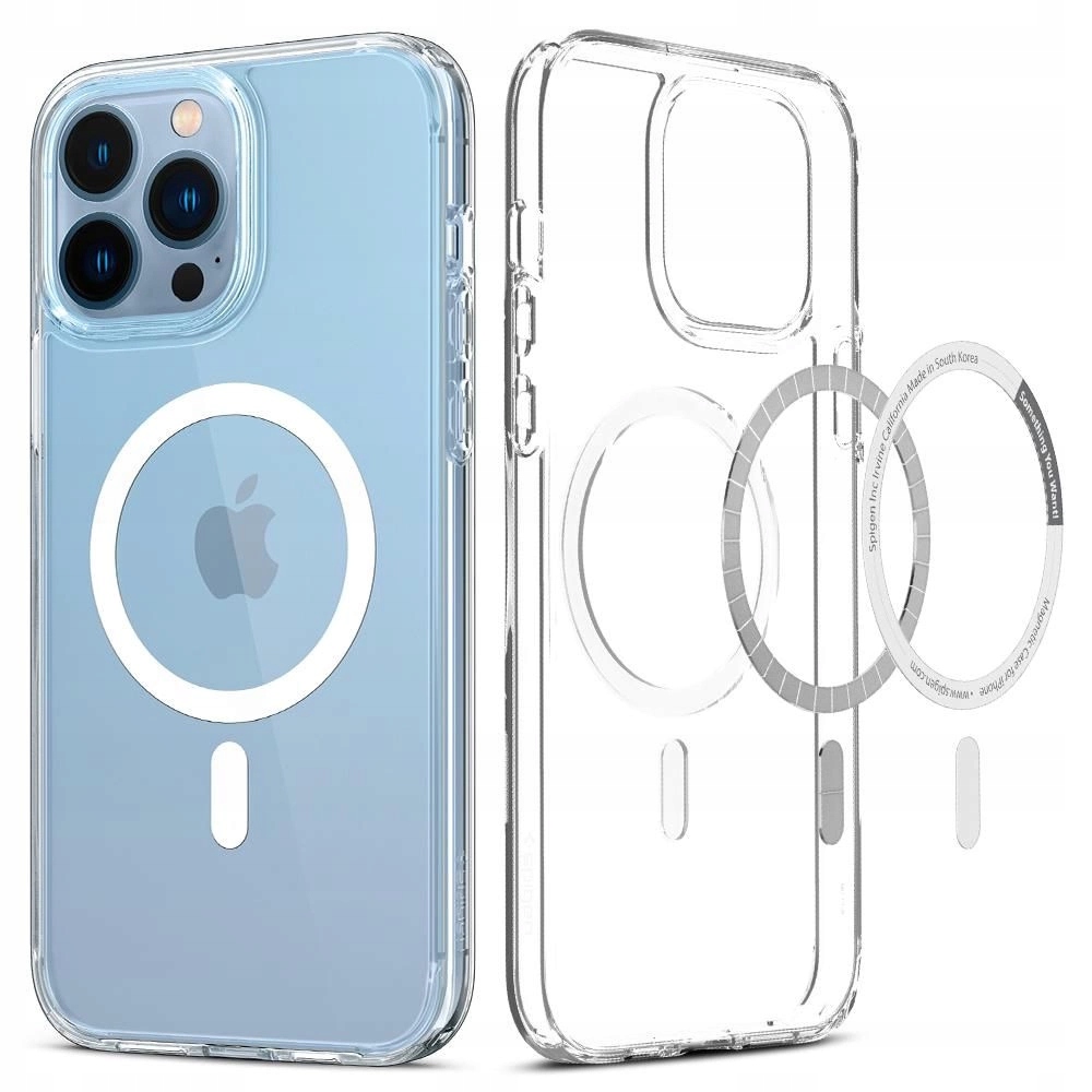 Pouzdro Spigen Ultra Hybrid Mag s MagSafe pro iPhone 13 Pro Max bílé