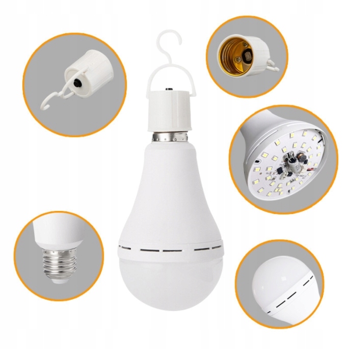 LAMPA TURYSTYCZNA LED LATARKA KEMPINGOWA POWERBANK EAN (GTIN) 6910988980871