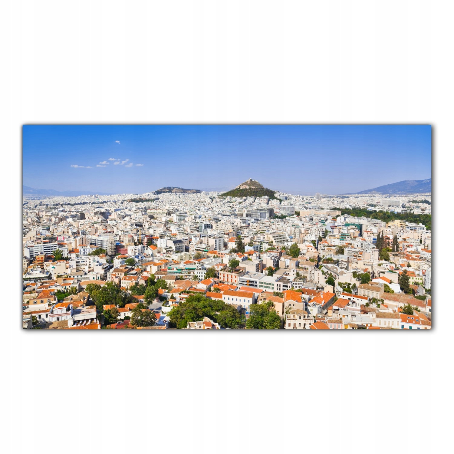 

Hartowany Obraz Szklany Ateny Miasto Grecja 100x50