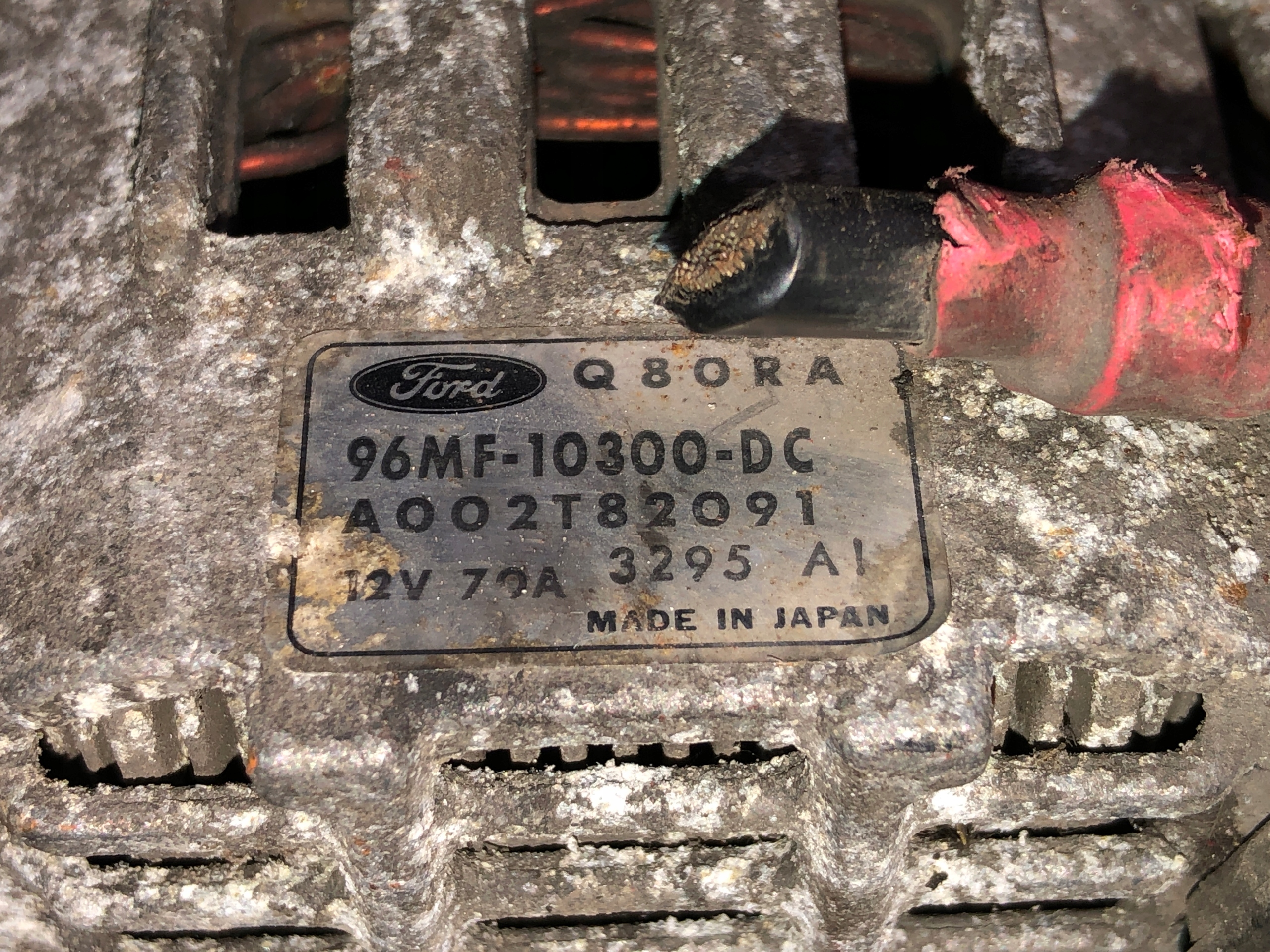 alternator Ford Fiesta 96MF-10300-DC A002T82091