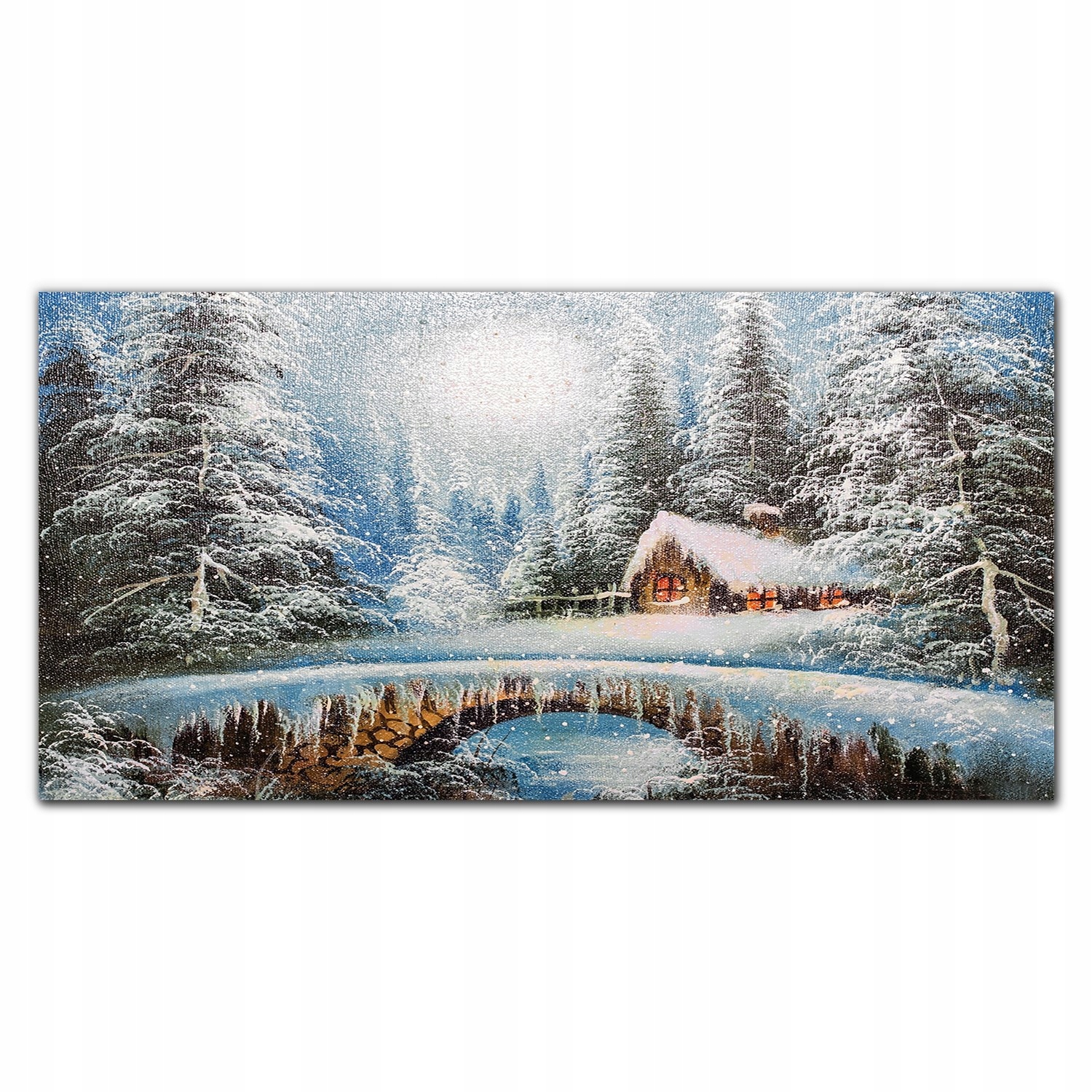 

Obraz na płótnie Zima śnieg las natura 140x70 cm