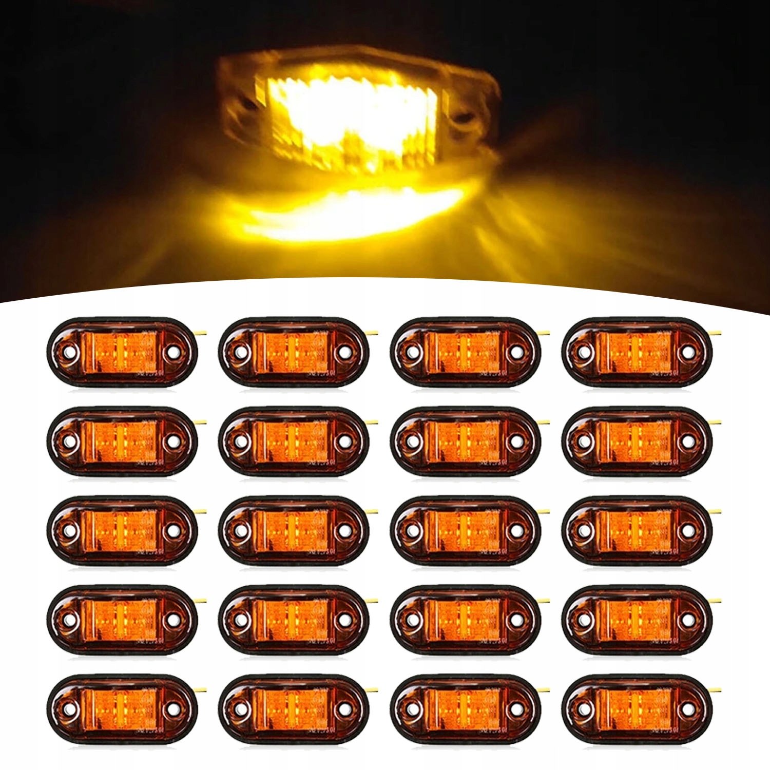 50208B20 - Габаритні вогні 2 світлодіодні габаритні вогні 20шт