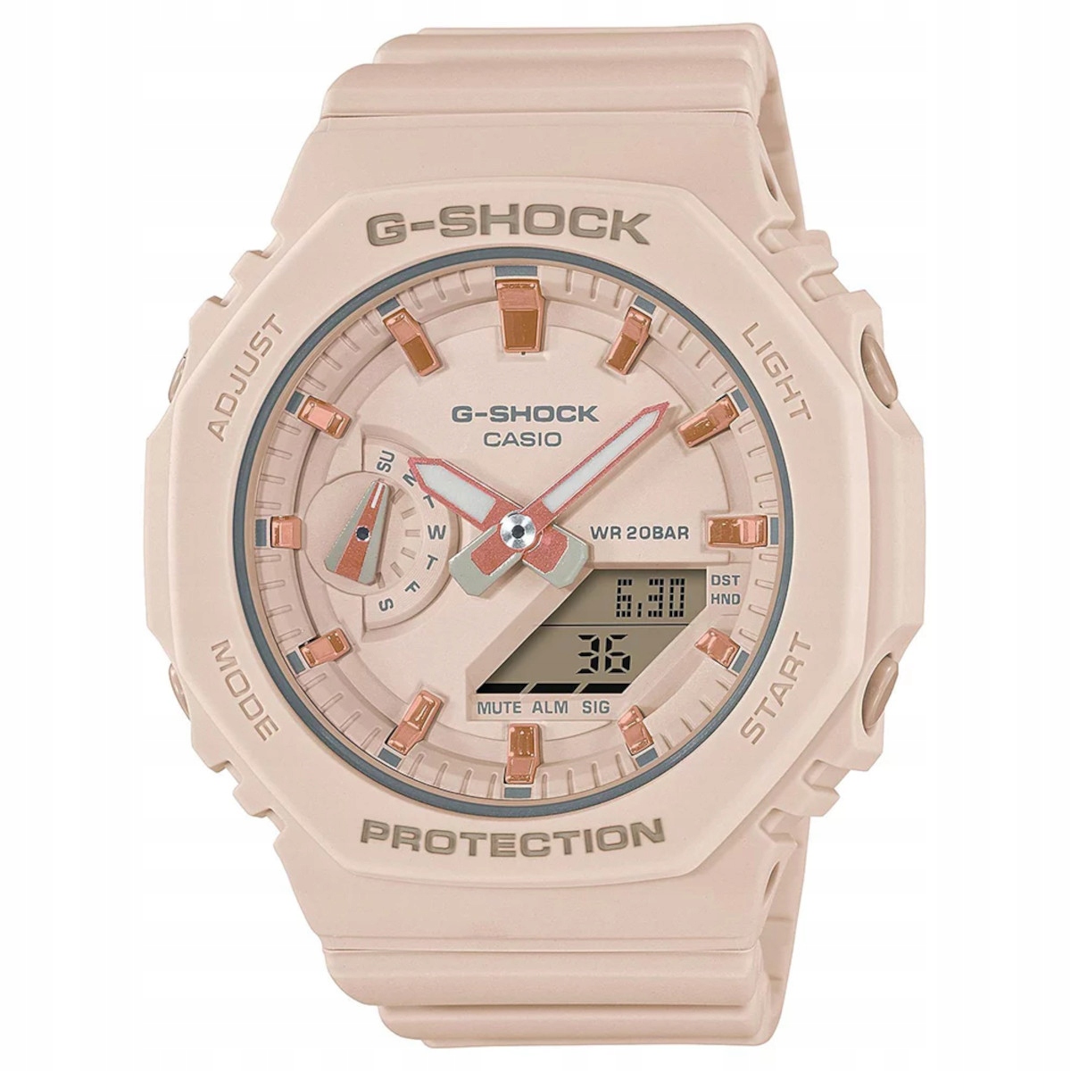 Růžové hodinky Casio G-shock GMA-S2100-4AER