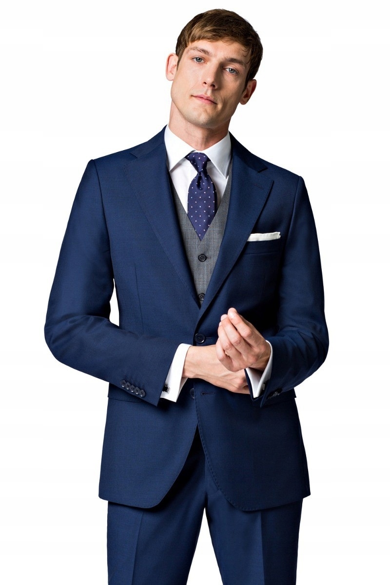 Marynarka Lancerto Business Mix Navy 176/112 Reg