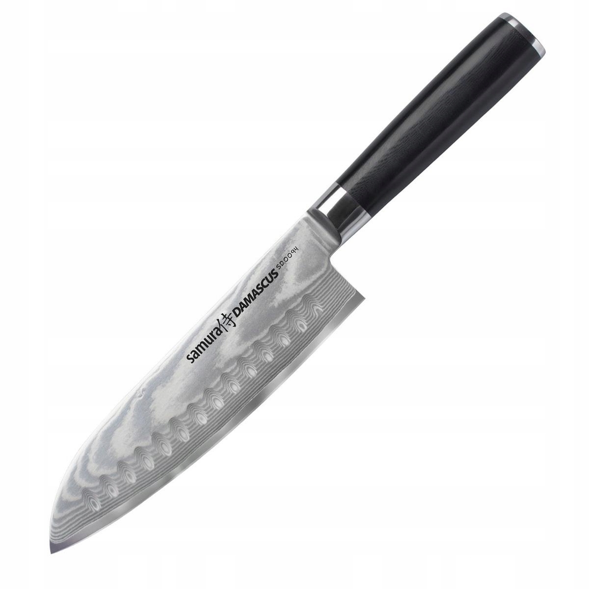 Samura Damascus nóż kuchenny santoku 180mm