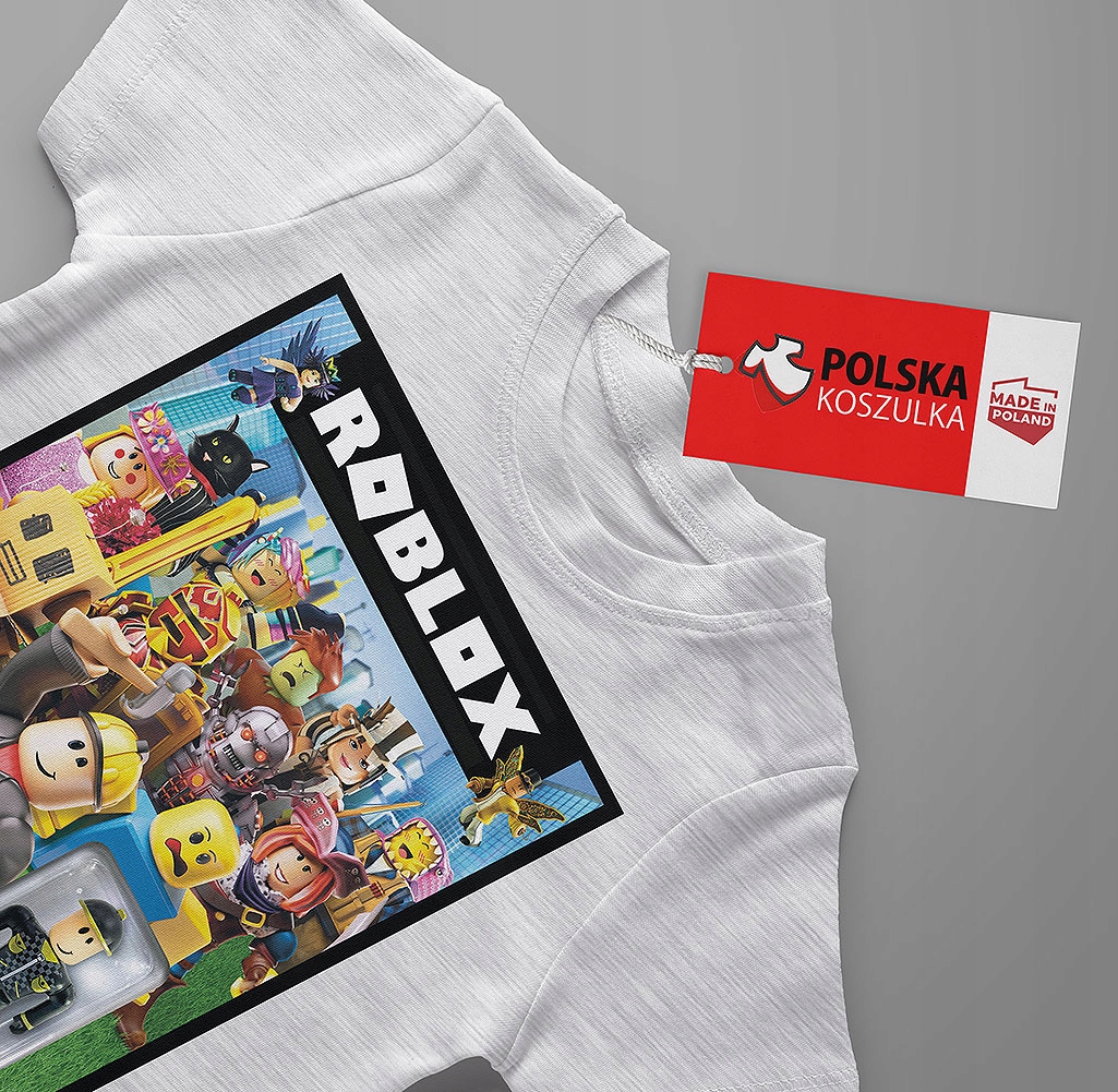 T-SHIRT KOSZULKA DLA DZIECKA ROBLOX 164 SUPER JAKOŚĆ Tematyka, motyw Bluzaka Z Krótkim Rękawem Na WF Sportowa Młodzieżowa Z Nadrukiem Wzory Dziecięca Dla Chłopaca Dziewczynki Prezent