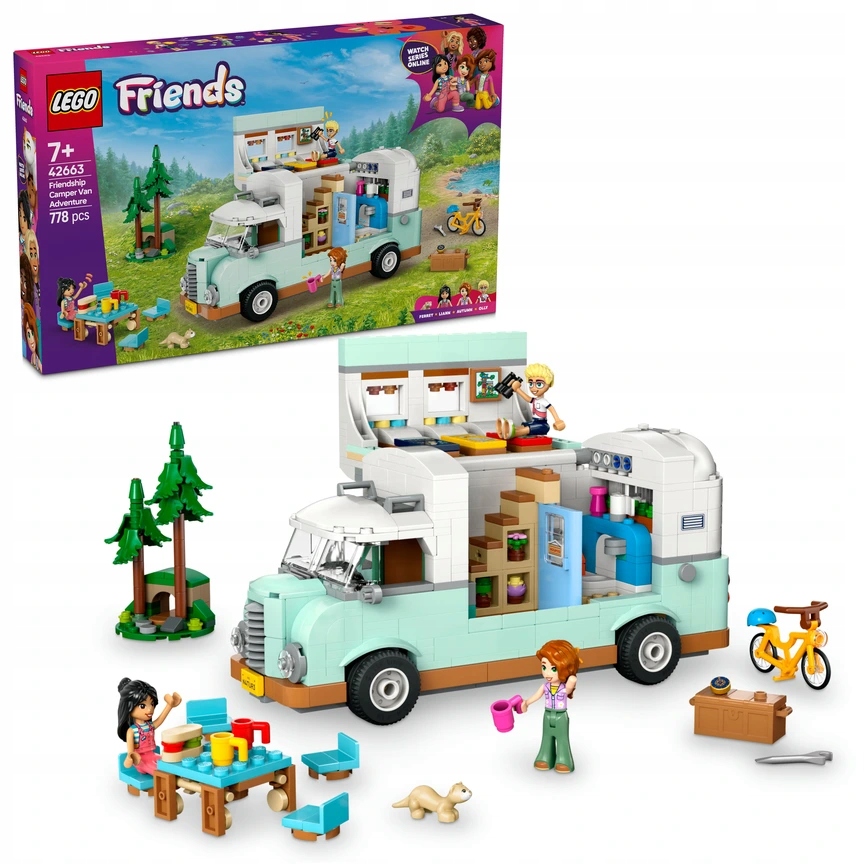 Lego Friends 42663 Dobrodružství s karavanem přátelství