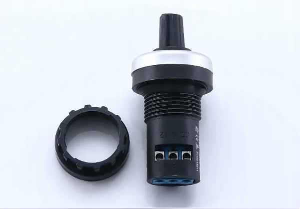 POTENCJOMETR OBROTOWY REZYSTOR NASTAWNY 10kOhm 22mm IP65 R10K DO FALOWNIKA Rodzaj jednoobrotowy