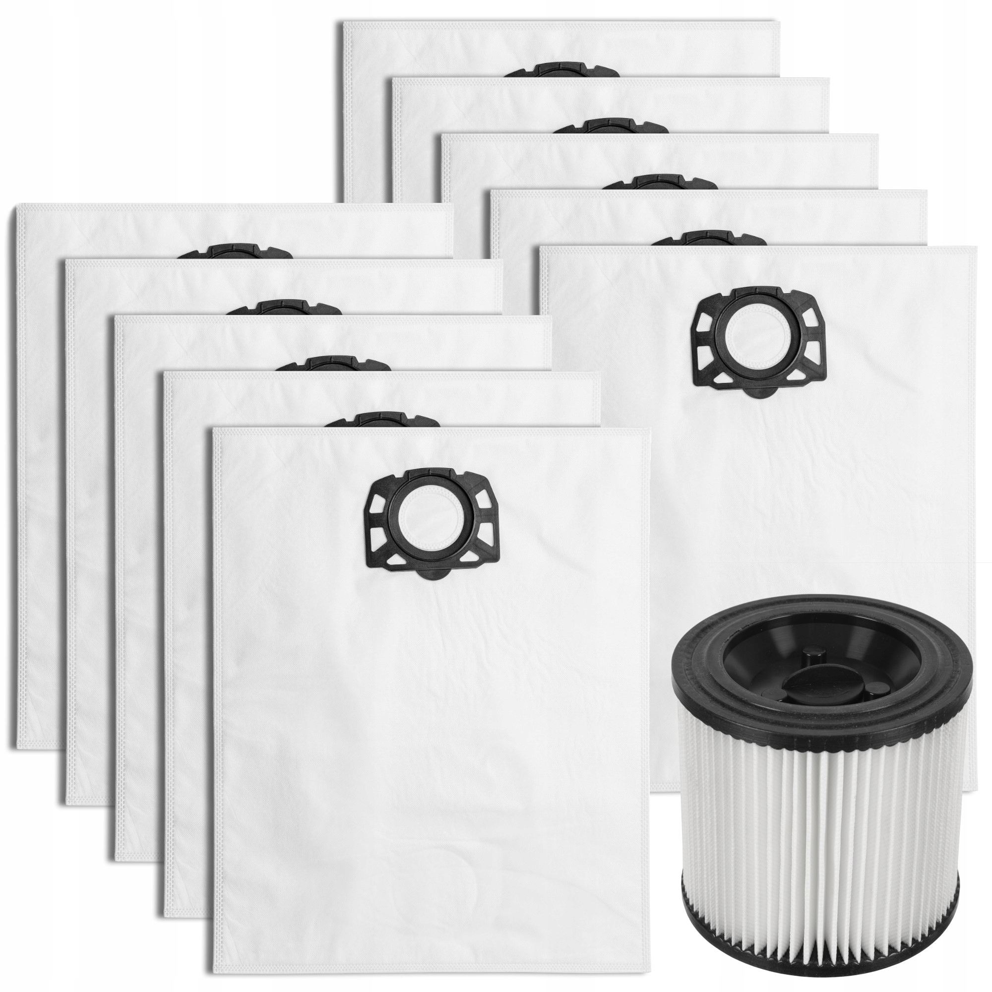 10 x syntetické sáčky Omyvatelný vzduchový filtr pro Stanley Boris 20