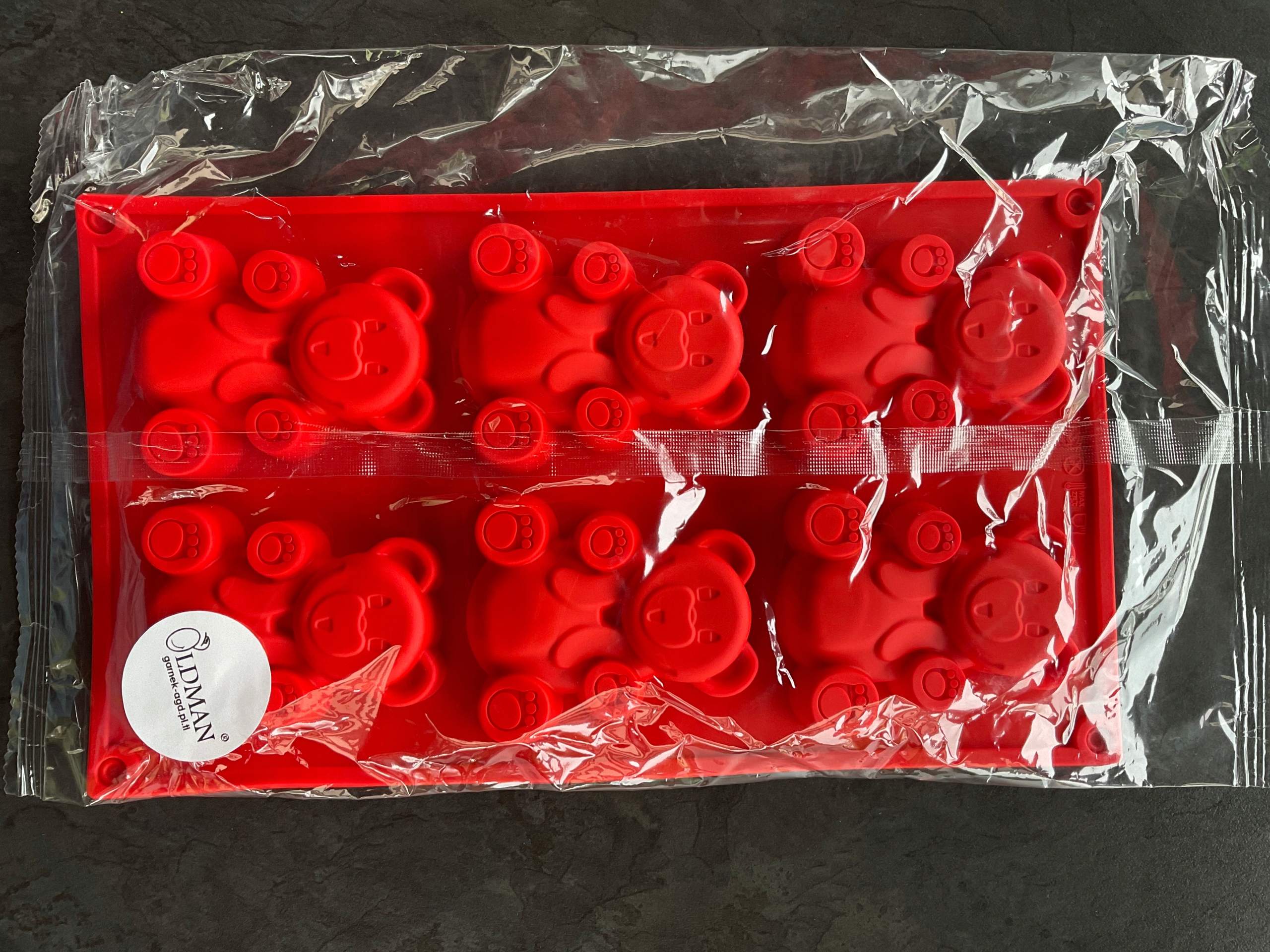 FOREMKA SILIKONOWA NA MUFFINKI FORMA CIASTKA MISIE Rodzaj forma do ciastek