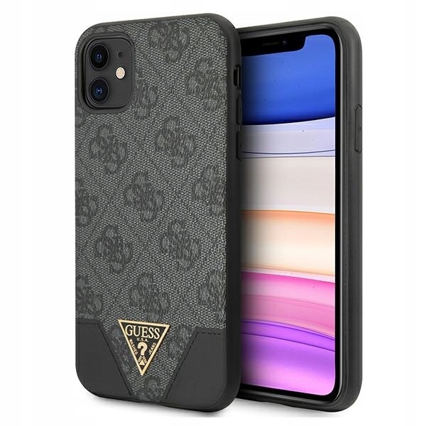 Originální Pouzdro Guess GUHCN61PU4GHBK pro iPhone 11 6,1" Xr