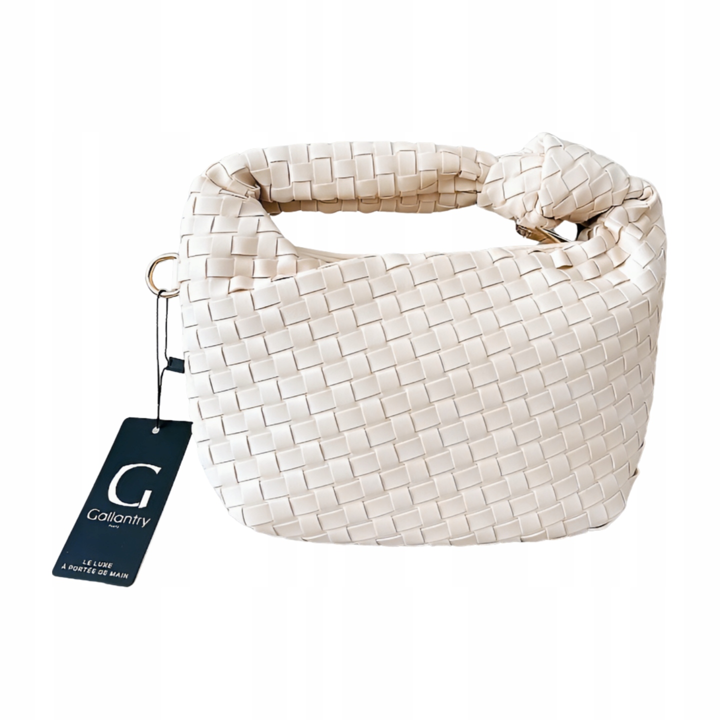 Gallantry kabelka mini shopperka béžová pletená