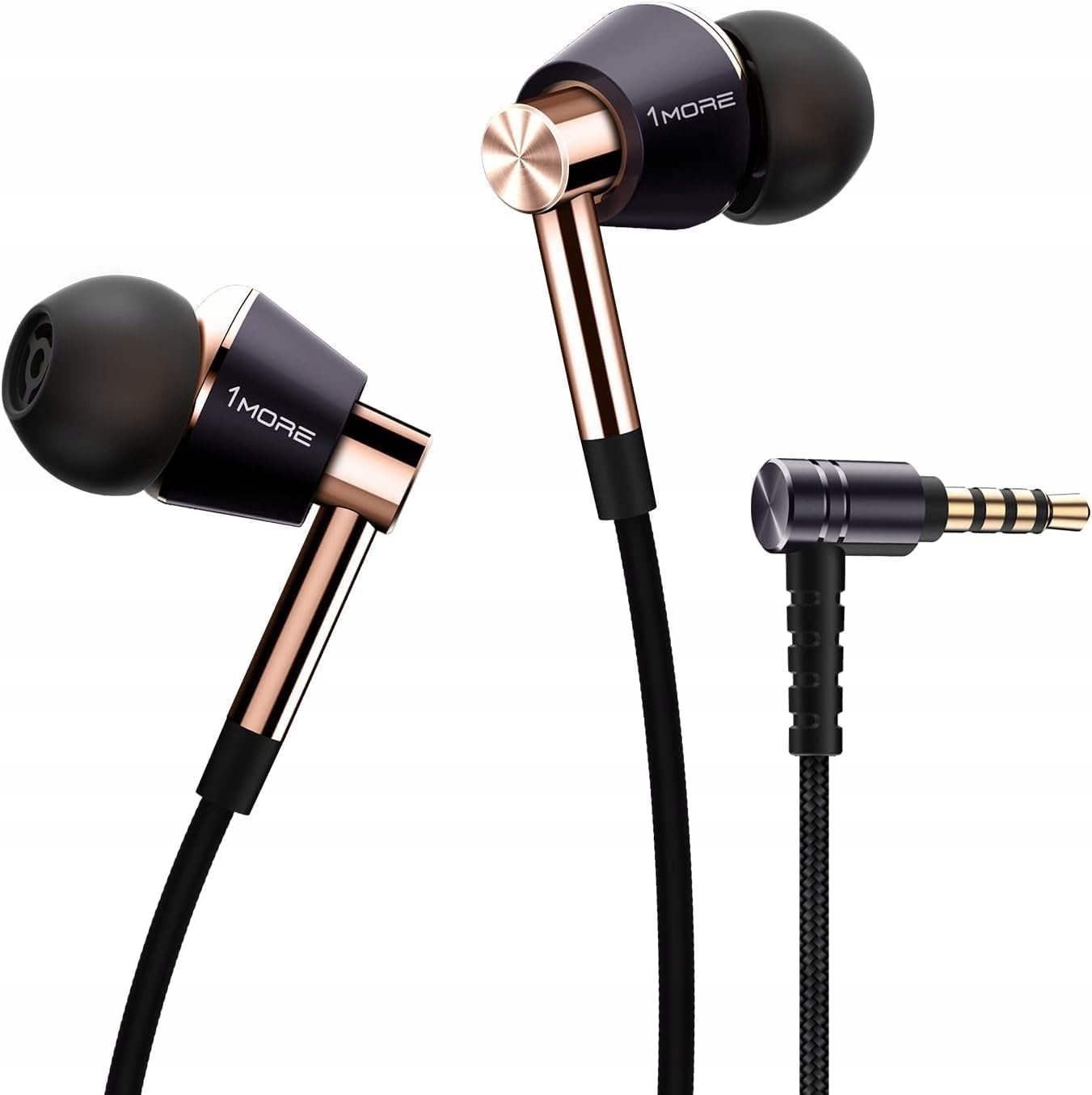 Slúchadlá Do Uší 1MORE Triple Driver S Mikrofónom Mems Hifi Profesionálne