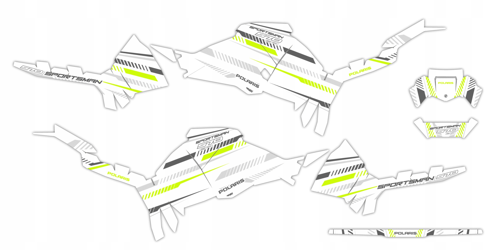 Dýha Samolepky Polaris Sportsman 570 2021+ #8070241