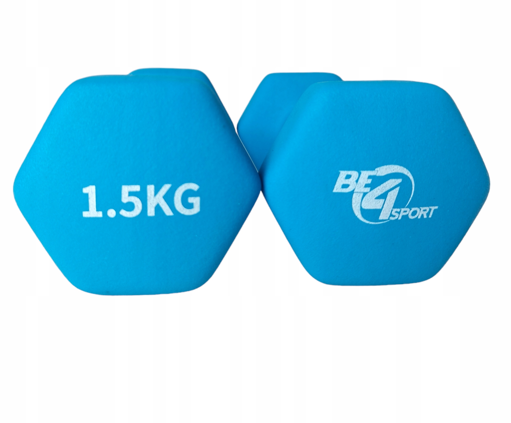 Zestaw Hantli Hantelków Ciężarki Neoprenowe Żeliwne do Ćwiczeń 2x 1,5kg Marka Be4Sport