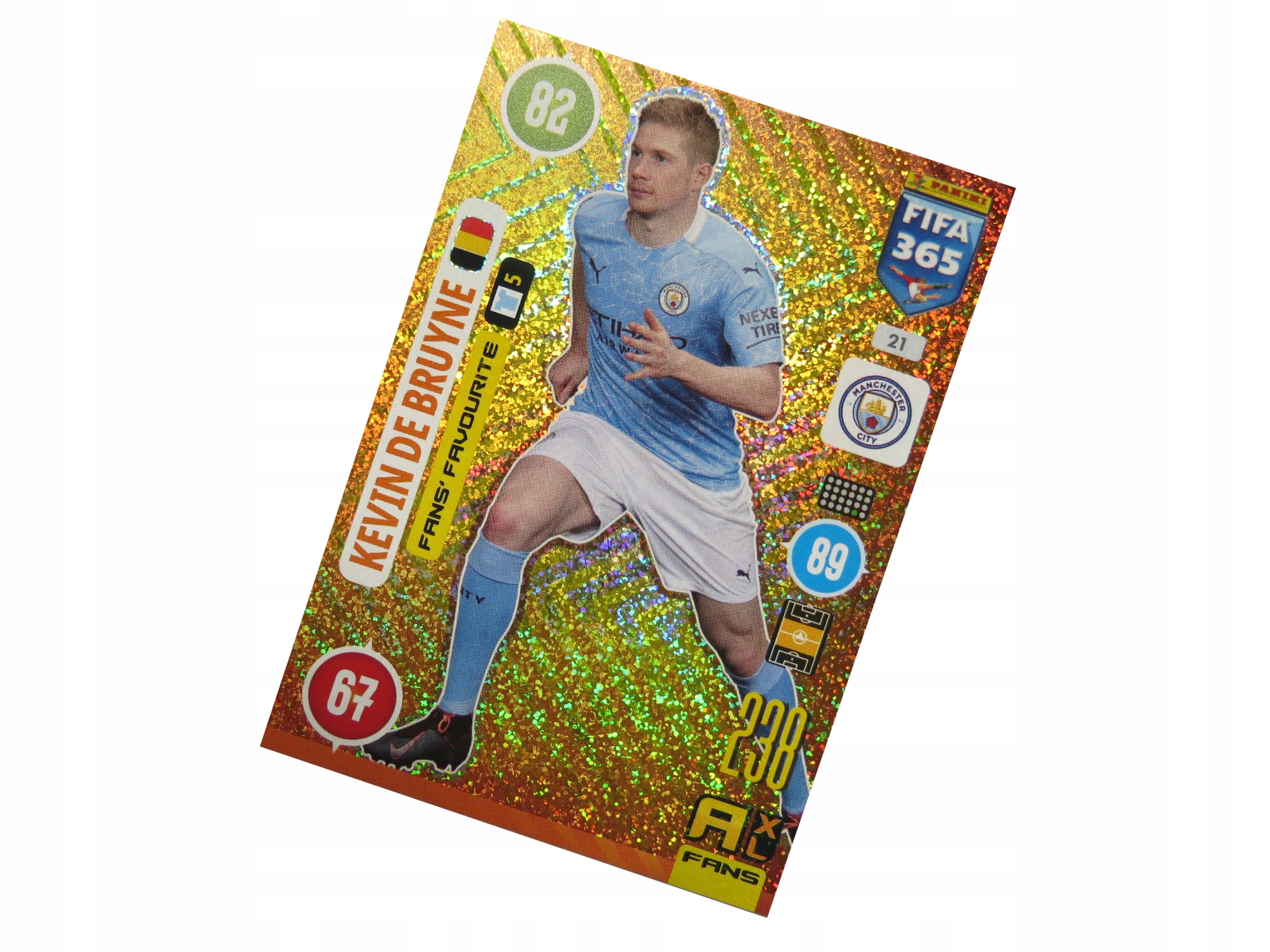 Panini Fifa 365 2021 Karty Piłkarskie Fans Favourite De Bruyne 21 Man City