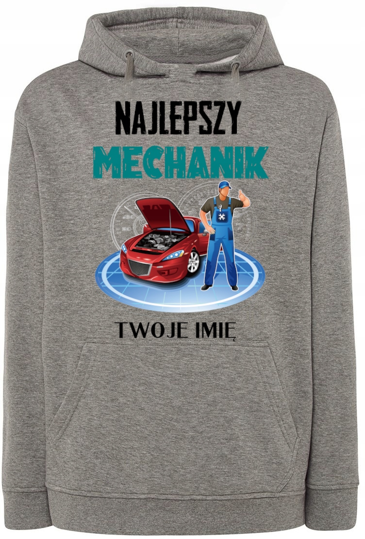 Mikina Nejlepší mechanik Vaše jméno Xs
