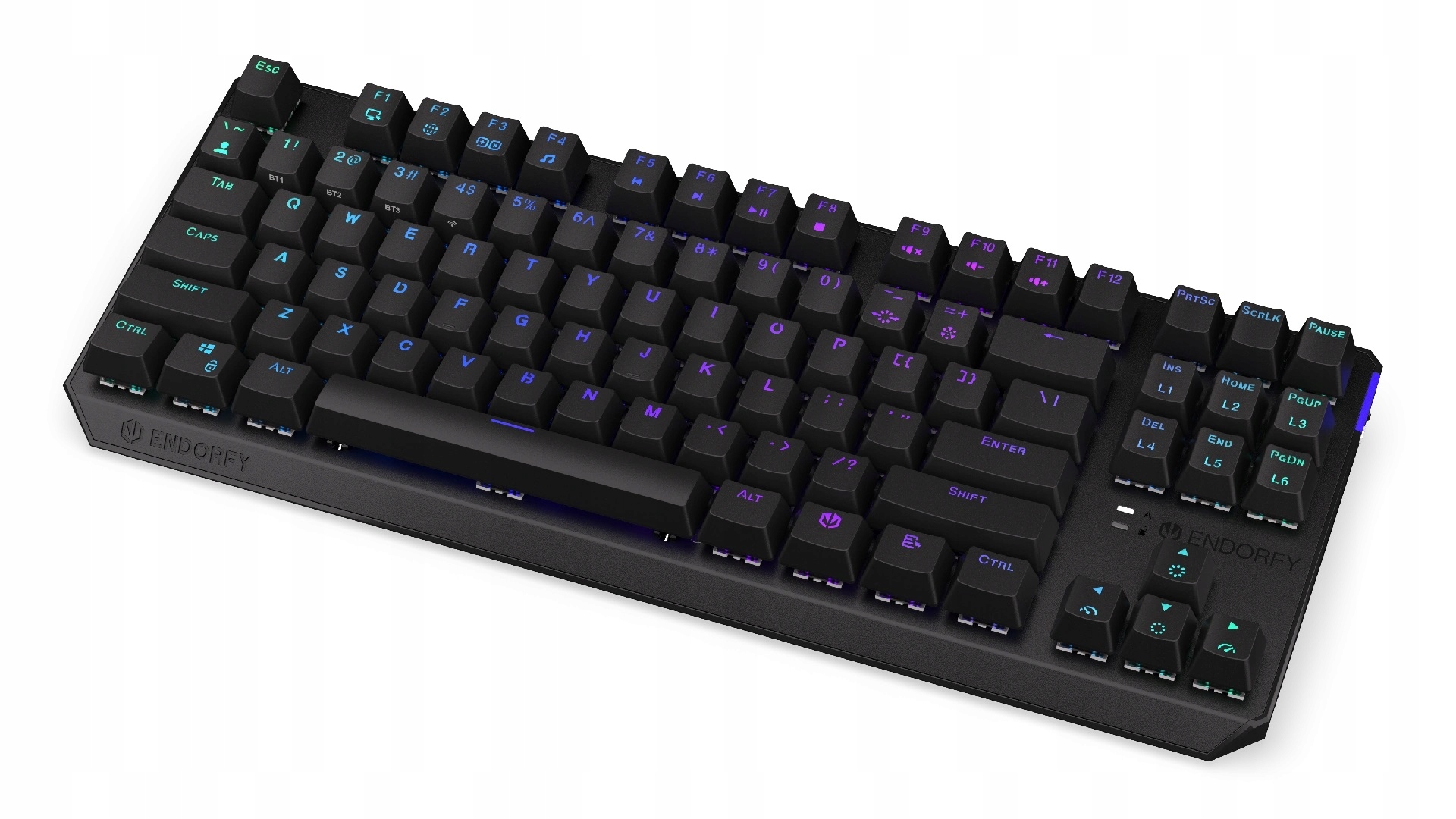 Endorfy Thock Tkl Black/Drôtové/Bezdrôtové/US layout/Čierna