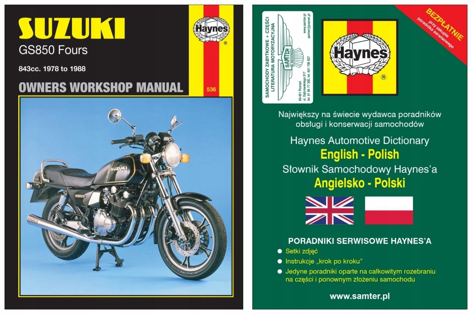 Suzuki GS 850 (1978-1988) руководство по ремонту Haynes