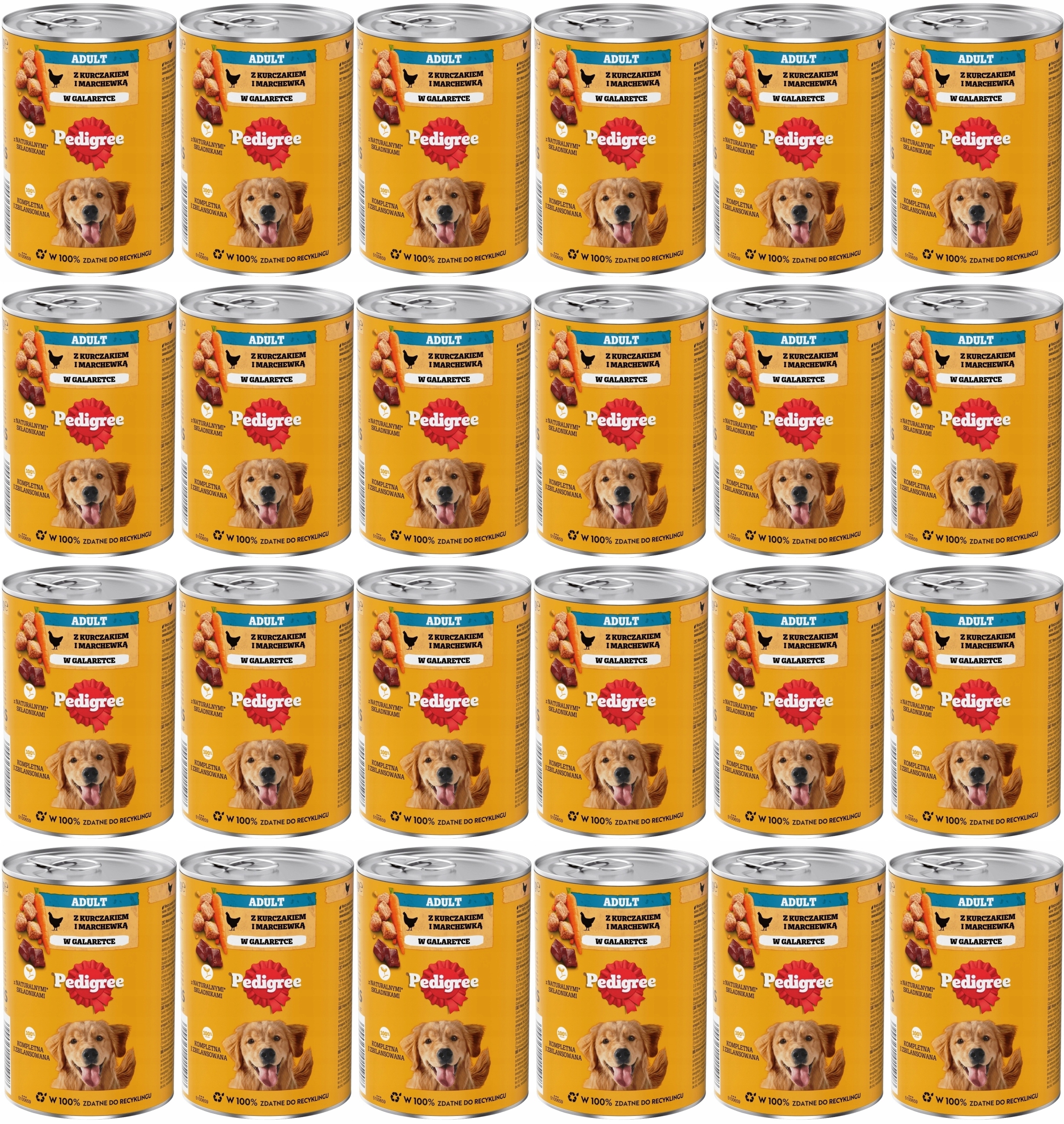 Levně Pedigree Adult Kuře v želé 24 x 400 g