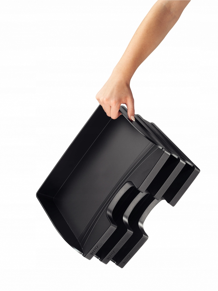 Półka na dokumenty Leitz Plus A4 czarna x3 Marka Leitz