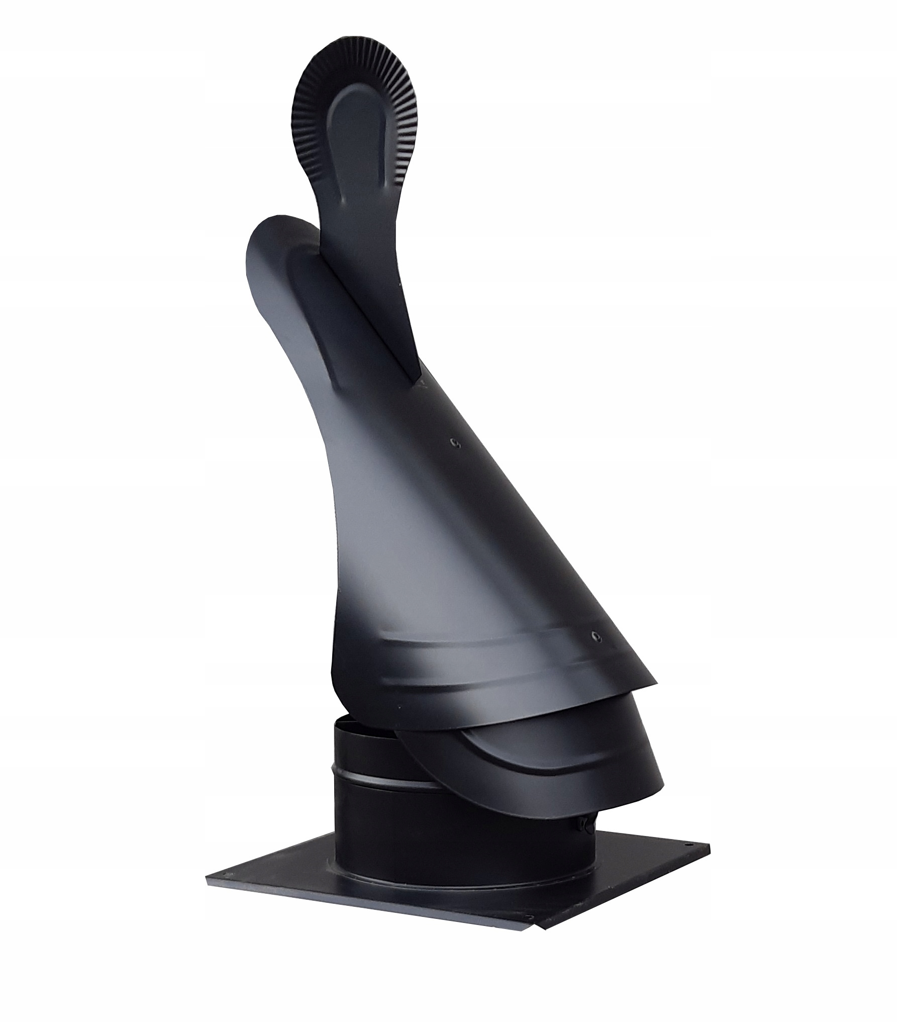 Nasada Na Komin Dymny Spalinowy Fi 200 Czarny Kwas