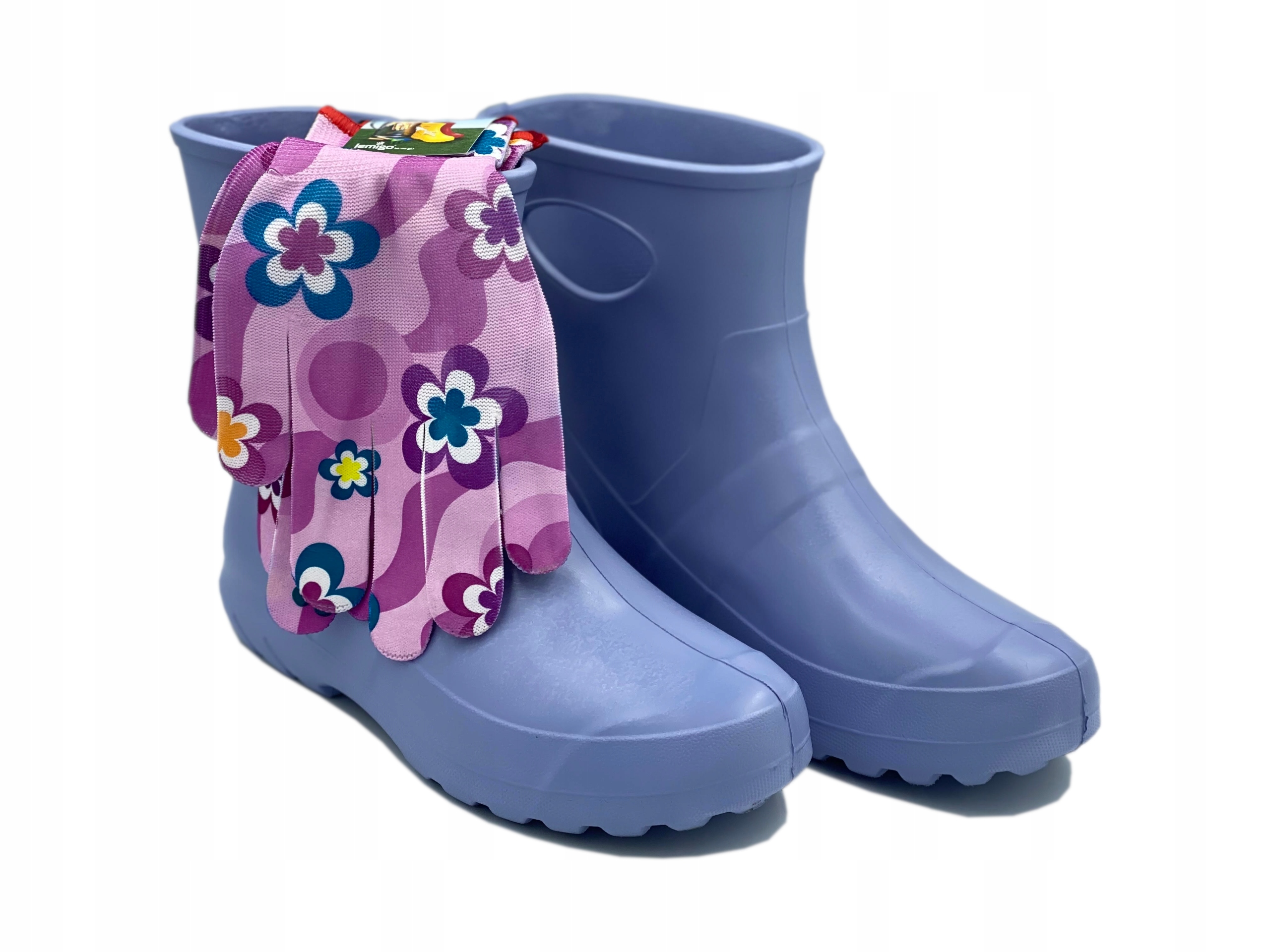 LEMIGO kalosze Garden pianke EVA + Gratis roz. 36 Długość wkładki wew. 22.5 cm
