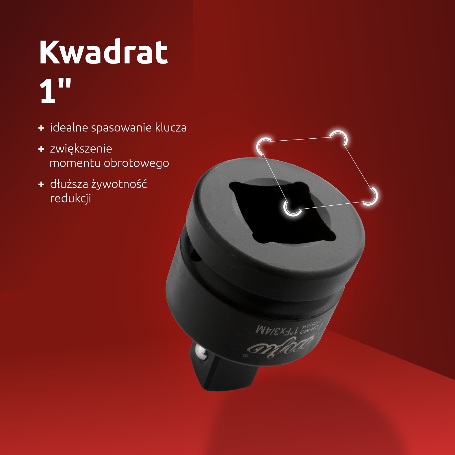 Redukcja adapter udarowy udarowa 1 3 4 MJW Producent code 21251034