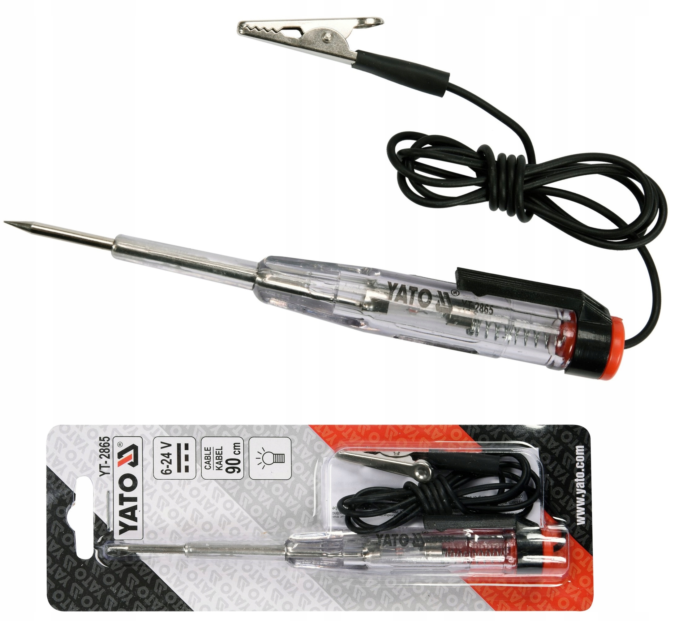 SAMOCH.PROBNIK NAPIECIA 6-24V KABEL 90CM