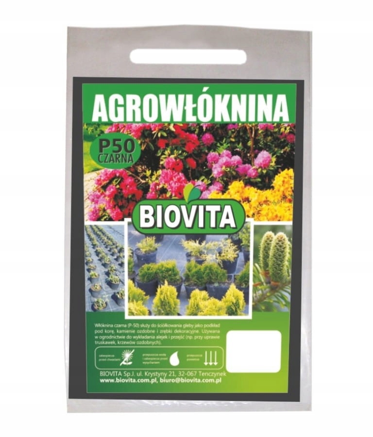 Agrotextilie černá 50 3,2x10 Biovita