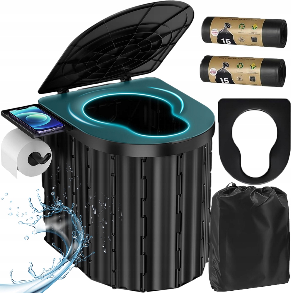 Přenosná Turistická Toaleta Mobilní Wc Kempingová Na Stan 20 L 200 Kg