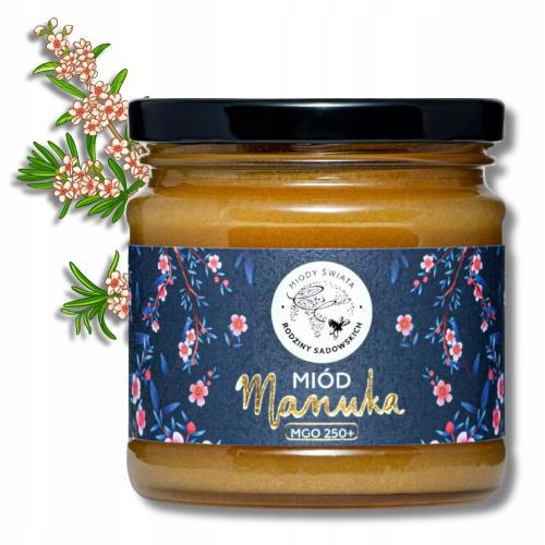 Miód Manuka Mgo 250+ 250g, Pasieki Rodziny Sadowskich