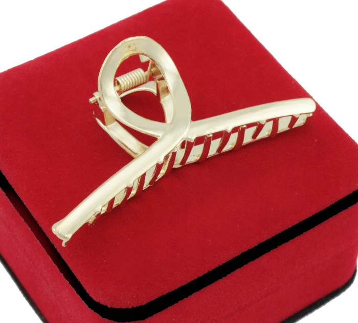 

Klamra Do Włosów Złota Metalowa Pętla 8 cm