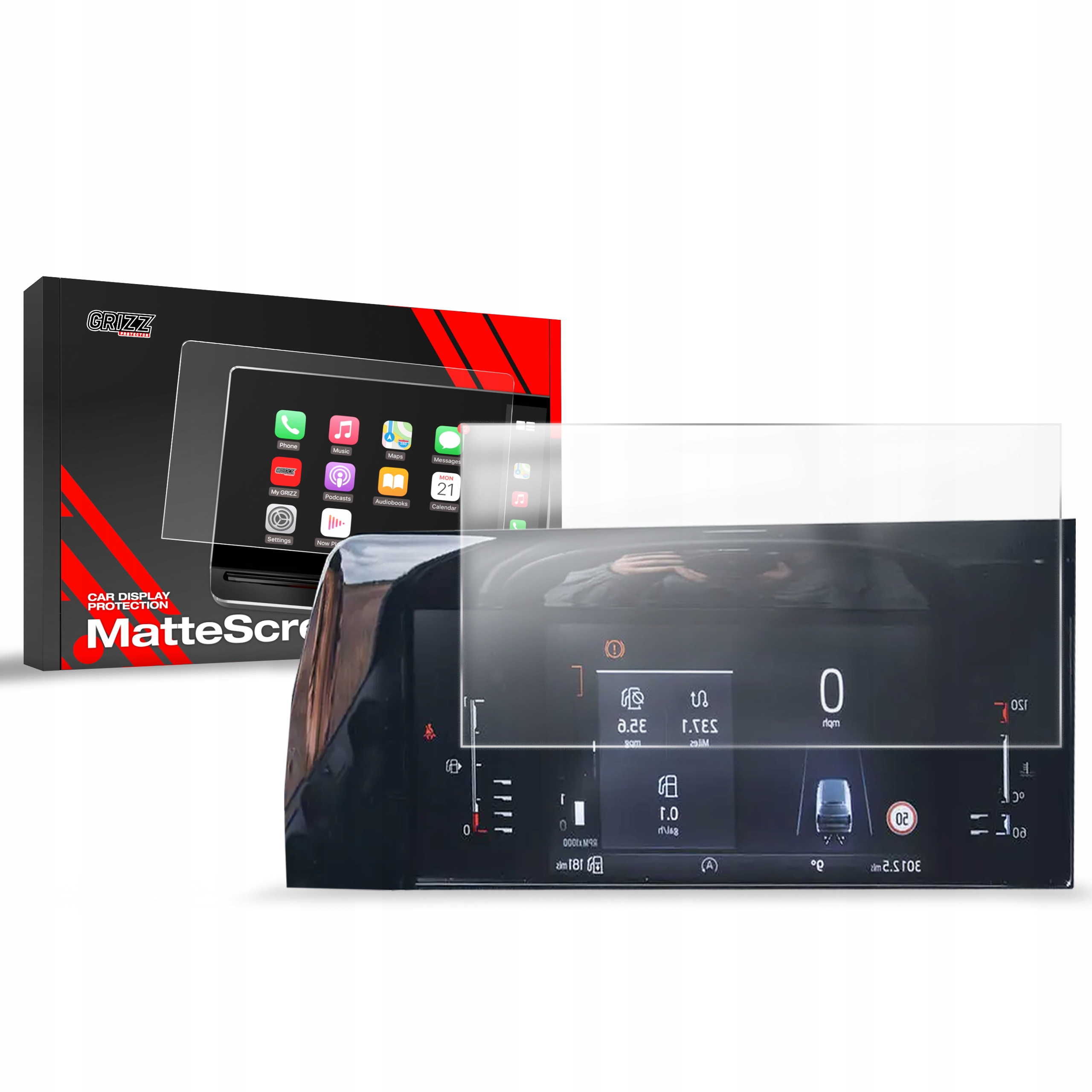 Folia Antyodciskowa do Ford Tourneo Custom 12" Virtual Cockpit (2024-2025)