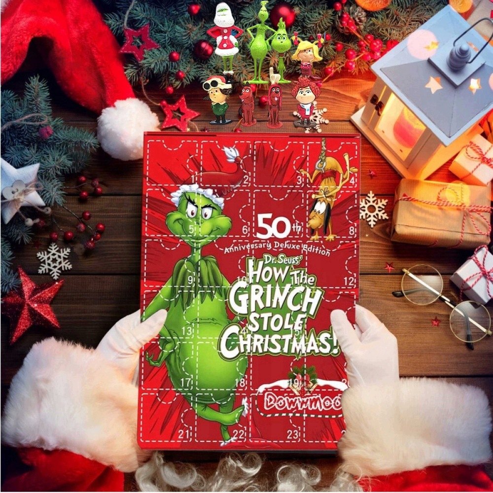 Адвент-календарь Grinch, 24 фигурки 3D — фото 3