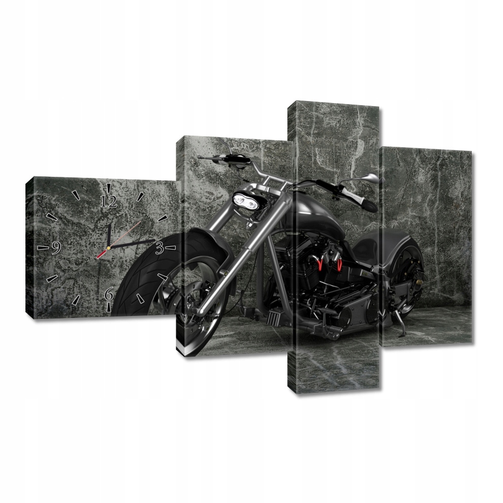 Nástěnné hodiny 100x70 Americký chopper