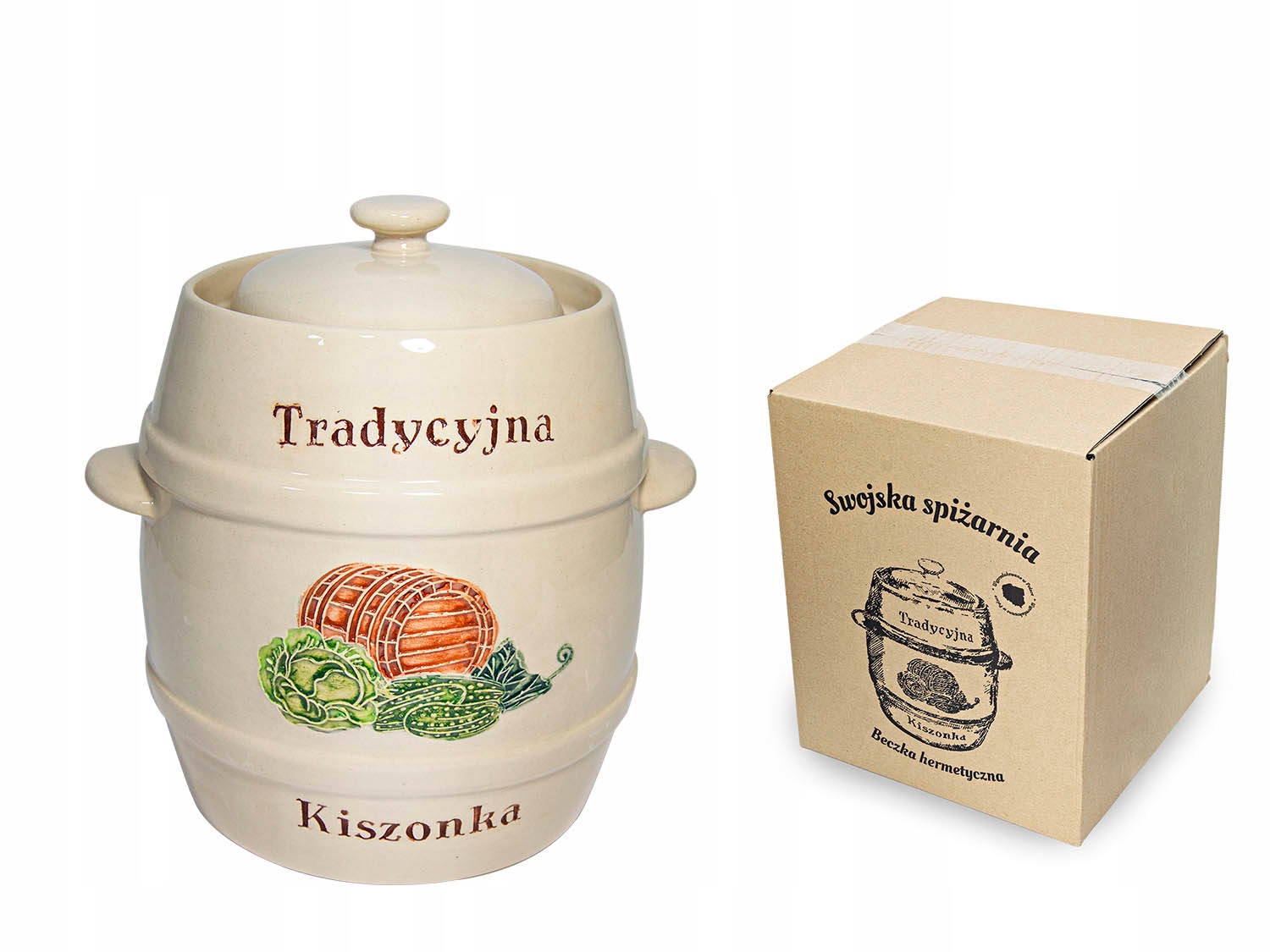 Beczka kamionkowa z kołnierzem 3L PRZ-210