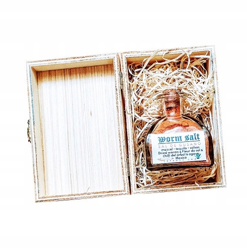 Mexická sůl ze sušených červů na mezcal a tequilu (80g) v dárkovém balení